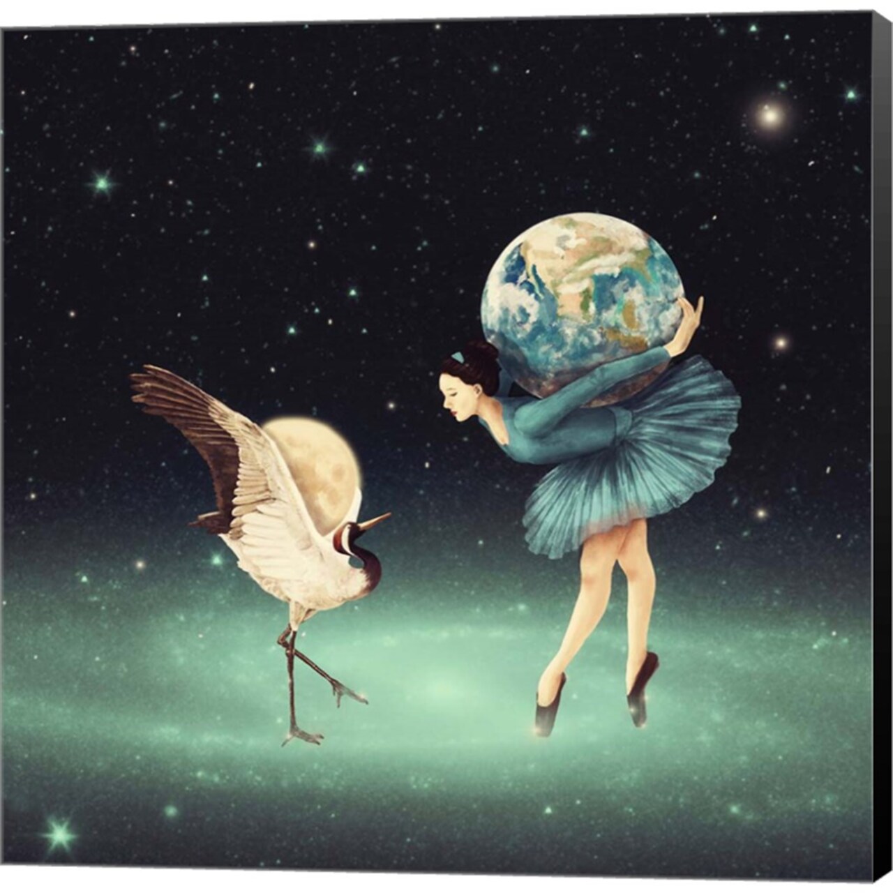 Life is Just a Dance by Paula Belle Flores 24" x 24" Canvas Wall Art